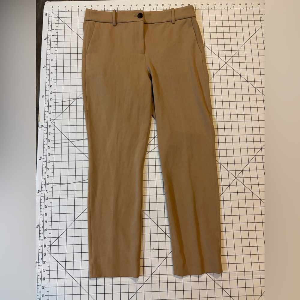 J. Crew Women’s Size 10 Tan Crop Trouser Pants